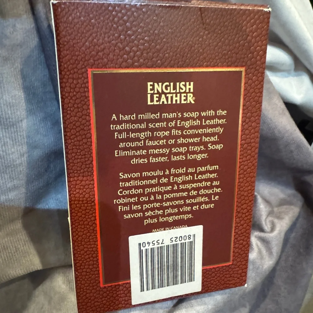 ENGLISH LEATHER vintage‎ SOAP ON A ROPE 6 OZ